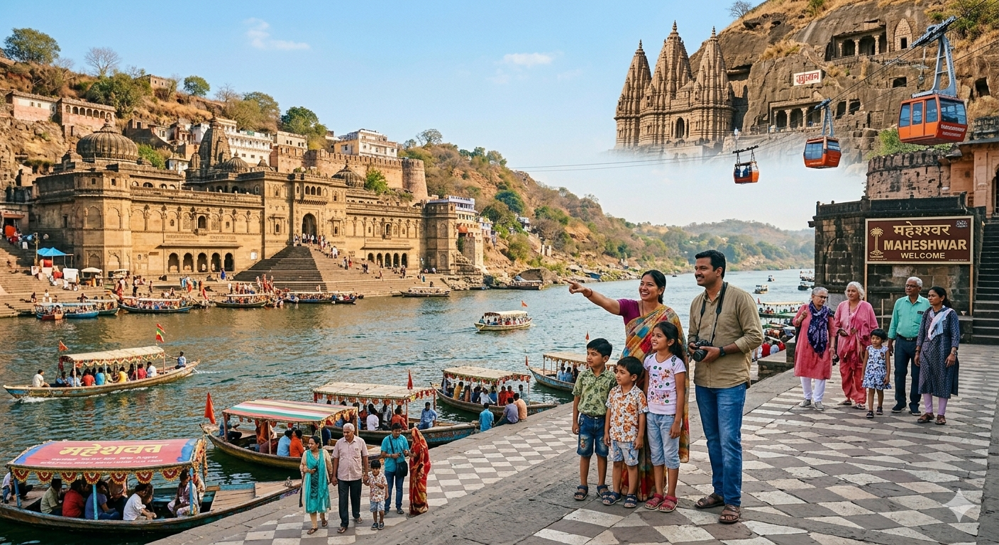 Maheshwar Fort one day tour | Jam Gate | Sahastradhara